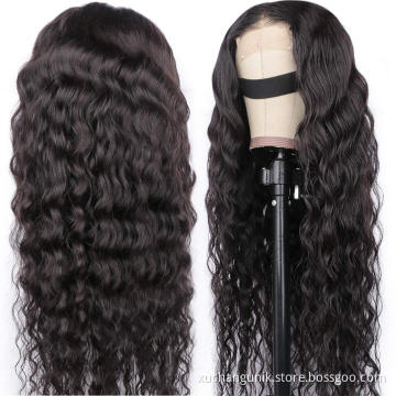 Transparent Glueless Lace Front 30Inch Loose Wave Human Hair Wigs Remy Brazilian Deep Loose Wave Wig 13X6 Loose Deep Wave Wig